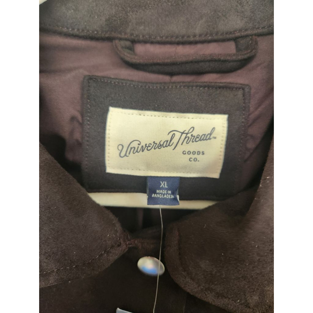 Universal Thread Brown Faux Suede Cropped Jacket XL - Picture 6 of 14